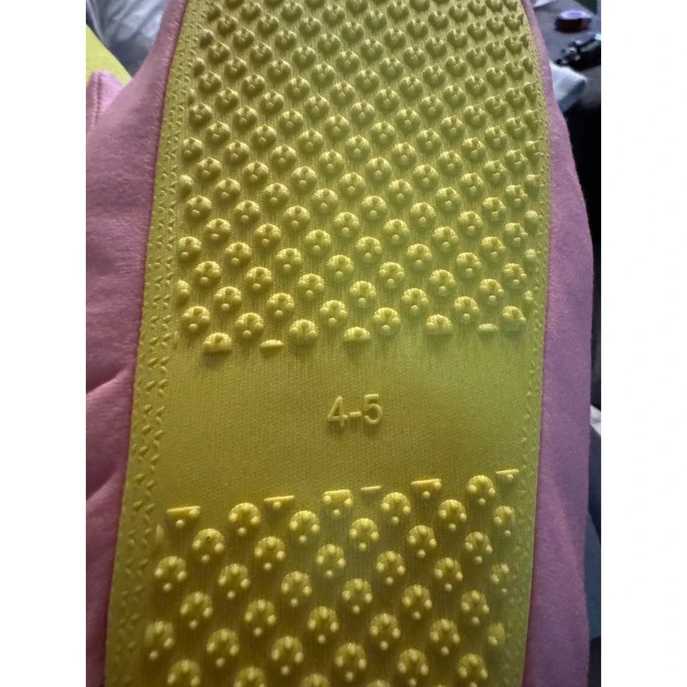 Kids Spongebob Patrick Star‎ Plush Slippers Youth Size 4-5 Yellow Pink